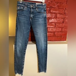 AG women’s mid rise skinny jeans